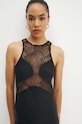 Rotate sukienka Stretchy Mini Dress czarny 112913100