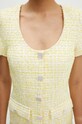 Φόρεμα Rotate Boucle Dress 1130781895 κίτρινο