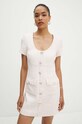 Šaty Rotate Boucle Dress 1130781011 ružová AW24