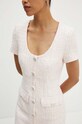 Šaty Rotate Boucle Dress 1130781011 růžová