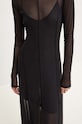 Šaty Remain Maxi Mesh Dress 501947100 čierna