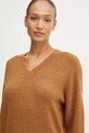 Сукня з домішкою вовни Liu Jo коричневий WF4430.MA49P