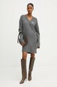 Liu Jo vestito con aggiunta di lana WF4430.MA49P grigio NC24