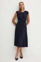 Max Mara Leisure rochie 2426626077600 bleumarin AW24