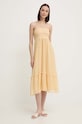 Pepe Jeans rochie MADISON PL901141 galben AW24