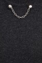 Шерстяное платье Moschino Jeans 0483.8204 серый