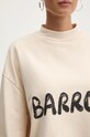Barrow sukienka bawełniana F4BWWODR106 beżowy