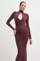 Elisabetta Franchi rochie burgundia AB61646E2