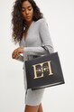Elisabetta Franchi rochie din amestec de lana gri AM08S46E2