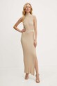 Šaty Elisabetta Franchi AM23T46E2 béžová AW24