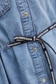 Bavlněné šaty Karl Lagerfeld Jeans 245J1303 modrá
