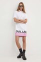 Бавовняна сукня Karl Lagerfeld Jeans 245J1311 білий AW24