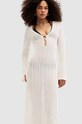 AllSaints rochie KARMA MAXI W021DA alb AW24