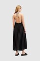 AllSaints vestito in cotone IRIS DRESS nero W068DA