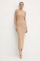Karl Lagerfeld sukienka 245W1332 beżowy AW24