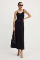 Karl Lagerfeld sukienka 245W1333 czarny AW24