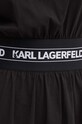 Бавовняна сукня Karl Lagerfeld 245W1351 чорний