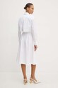 Îmbrăcăminte Karl Lagerfeld rochie din bumbac 245W1303 alb
