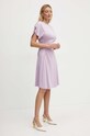 Victoria Beckham rochie 1324JDR005611A violet AW24