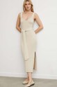 Šaty By Malene Birger HONEYA Q72447002 béžová AW24