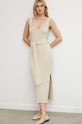 Φόρεμα By Malene Birger HONEYA Q72447002 μπεζ AW24
