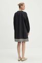 Odzież By Malene Birger sukienka lniana LIMONNA Q70967008 czarny