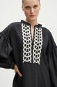 By Malene Birger rochie din in LIMONNA negru Q70967008