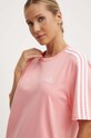 adidas rochie din bumbac Essentials roz IY4242