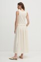 United Colors of Benetton rochie 4VLDDV0AS bej AW24