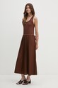 Одежда Платье United Colors of Benetton 4VLDDV0AS коричневый