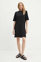 Armani Exchange sukienka bawełniana 6DYA74.YJDGZ czarny AW24