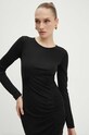 Armani Exchange rochie negru 6DYADA.YJEAZ