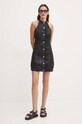 Хлопковое платье Armani Exchange XW000019.AF10212 чёрный AW24