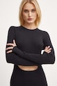 Diesel rochie din lana M-PELAGOS negru A11176.0BMAI