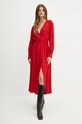 Marella rochie din amestec de matase 2423226041200 rosu AW24