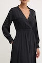 Marella sukienka z domieszką jedwabiu 2423226041200 czarny