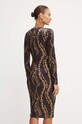Oblečenie Zamatové šaty Versace Jeans Couture 77HAO9B0.JS367 čierna