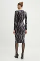 Одежда Платье из велюра Versace Jeans Couture 77HAO9B0.JS367 чёрный