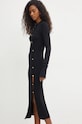 Šaty Versace Jeans Couture 77HAOMB3.CM61H černá AW24