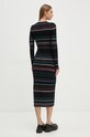 Odzież PS Paul Smith sukienka z domieszką wełny W2R.434N.N31243 czarny