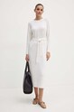 Max Mara Leisure rochie din lana bej 2426326028600