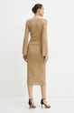 Odzież Luisa Spagnoli sukienka wełniana COMPLICITA 58410 złoty