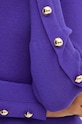 Luisa Spagnoli vestito in lana MENTOLATO 58390 violetto