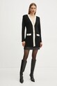 Luisa Spagnoli kardigan wełniany MONGIOIA 58405 czarny AW24