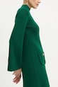Luisa Spagnoli rochie din lana MELODIOSA 58421 verde