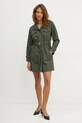 Сукня з домішкою вовни Weekend Max Mara 2425226012600 зелений AW24