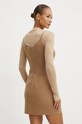 Одежда Шерстяное платье Weekend Max Mara Joyroad by Lucy Hale 2425226016600 коричневый