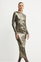 Сукня Patrizia Pepe 2A2856.J242 золотий