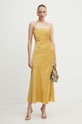 Šaty Bardot CARLEN žlutá 59353DB