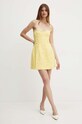 Bardot rochie CLARINA 59396DB galben AW24
